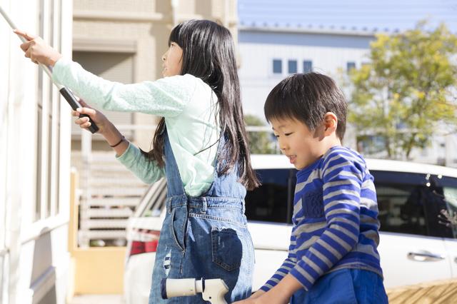 外壁の清掃方法と自分でやる手順について